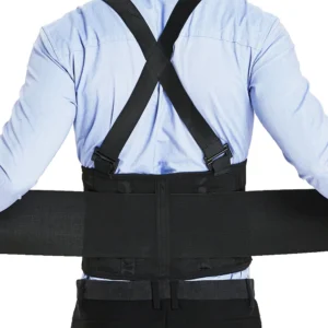 1Piece Work Back Brace for Men Women,Adjustable Lower Back Support Belt with Suspenders for Heavy Lifting Safety & Protection
